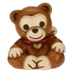 THUN - Minianimal Monkey - akcesoria kolekcjonerskie - linia Thunimals - mini format, ceramika, 5 x 4,1 x 5,5 cm
