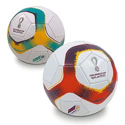 MONDO Toys - Ballon de Football Cousu FIFA 2022 - AL ZUBARAH - Produit Officiel - Taille 5-300 g - 2 Couleurs Assorties - 13442
