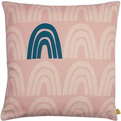 furn. Be Kind Rainbow polyesterfylld kudde, multi, 43 x 43 cm
