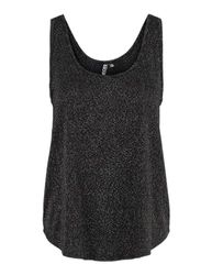 PIECES Pcbillo Lurex Noos Bc Tanktop voor dames, Zwart/Detail: Black Lurex, S