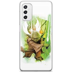 ERT GROUP etui na telefon Samsung M52 5G, case oryginalny i oficjalnie licencjonowany przez Star Wars, wzór Yoda 005, optymalnie dopasowane, plecki z TPU