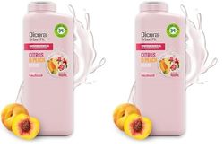 Dicora Urban Fit Body Milk Vitamina C Cítricos y Melocotón 400 ml (Confezione da 2)