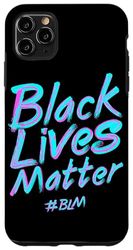 Custodia per iPhone 11 Pro Max Custodia per cellulare con Black Lives Matter BLM