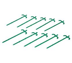 Dehner Support pour Fixation de réseaux, Films etc., 24 cm, Lot de 10