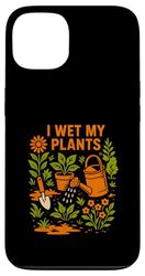 Gardening I Wet My Plants Vintage - Fiori di campo da donna Custodia per iPhone 13