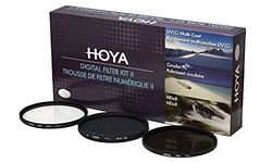 Hoya 58 mm filtersats II digital för lins Svart