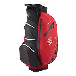 Wilson W/S Dry Tech II Cart Bag, Borsa da Golf Uomo, Rosso/Bianco, Taglia Unica