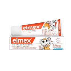 Elmex Niños Protección Caries Pasta de Dientes Infantil, 1 Ud x 50 ml, Protege contra la Caries, Dentífrico para Niños 0-6 Años, Contiene 1000ppm de Fluoruro de Amina