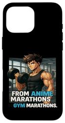 From Anime Marathons to GYM Marathons Coque pour iPhone 16 Pro Max