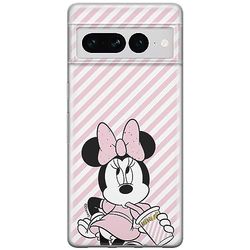 ERT GROUP mobiltelefonfodral för Google PIXEL 7 PRO originalt och officiellt licensierat Disney mönster Minnie 017 optimalt anpassad till formen på mobiltelefonen, fodral tillverkad av TPU-plast
