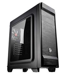 Raijintek Arcadia II Midi-Tower PC-behuizing, gaming-behuizing zwart 1 vooraf geïnstalleerde Luefter, Sei, 0R20B0093