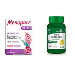Menopace Plus Support Pack with Vitamin D Gummies