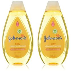 Johnson's Baby, Champú clásico, Pelo suave, brillante e hidratado, 500 ml (Paquete de 2)