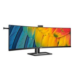 Philips 45B1U5900C - Écran incurvé DQHD de 45 Pouces, synchronisation adaptative, réglable en Hauteur (5120x1440, 75 Hz, HDMI, DisplayPort, USB-C (100W), USB Hub) Noir
