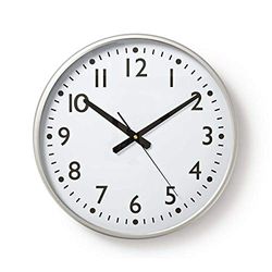 nedis Relógio de parede circular 38 cm de diâmetro NSJFS