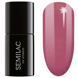 SEMILAC Gel Nail Polish 377 Shimmer Stone Ruby - Full Coverage Gel Polish - Soak Off Easy To Use LED/UV Nail Lamp - Long Lasting Manicure and Pedicure up to 3 weeks