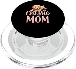 Chessie Mamma Cane Chesapeake Bay Retriever Mamma Carino Cucciolo PopSockets PopGrip per MagSafe