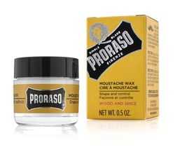 Proraso Wood e Spice cera a baffi 15 ml – Set di 3