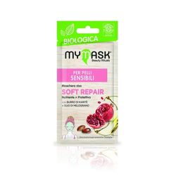 My Mask, Linea Bio, Maschera Viso Nutriente, Adatta a Pelli Secche e Sensibili, Confezione da 8 ml