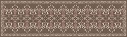 Doge Milano Chemin de cuisine, 100% Made in Italy, Tapis antitache avec impression numérique, Tapis antidérapant et lavable, Modèle Vintage - Clotilde, 140x52 cm