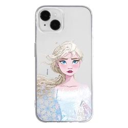 ERT GROUP mobiltelefonfodral för Apple Iphone 14 PLUS originalt och officiellt licensierat Disney mönster Elsa 014 optimalt anpassad till formen på mobiltelefonen, gedeeltelijk transparant