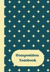 Composition Notebook: Retro Aesthetic | 123 pages | College Ruled | B5 - 7 x 10 inches