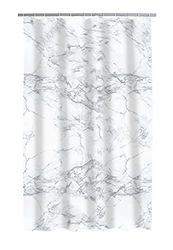 Rideaux de Douche Textil env. 180x200 cm Toscana INCL. Anneaux, Gris, 100% Polyester