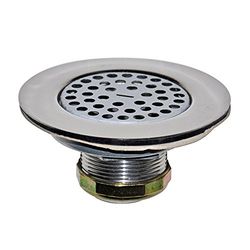 Danco 10644 4 1/2" Mobile Home Flat Top Shower Drain Strainer in Chrome