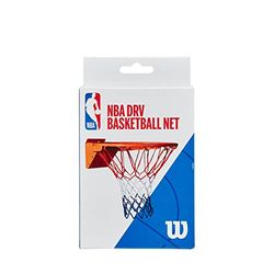 Wilson Rete da Basket NBA DRV RECREATIONAL NET, Dimensioni ufficiali, Nylon, Rosso/Bianco/Blu