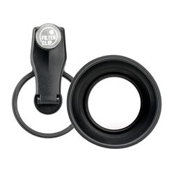 EXAPRO Filterclip en lenskap kit, lensaccessoire voor smartphone, forφ49mm cameralensfilter, meegeleverde kap voor vermindering van reflectie van glas, compatibel met iPhone/Android-smartphone,