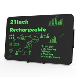 NEWYES 21-Inch Hall Clear LCD Writing Tablet, Rechargeable Large Smart Handwriting Drawing Board, Eye-Care Color Electronic Doodle Board for Adults