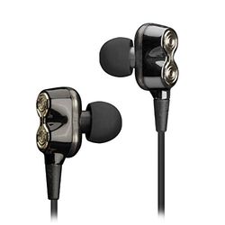 JAZ Ragtime Wireless Multipoint oordopjes met dual driver, metalen afwerking, geïntegreerde microfoon, 3 sets oordopjes