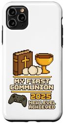 My 1st First Communion 2025 Ragazzi Ragazze Controller Videogioco Custodia per iPhone 11 Pro Max