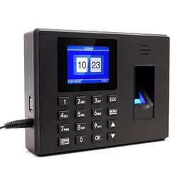 Macchina per La Rilevazione Delle Presenze per il Check-in, Verifica Biometrica di Impronte Digitali e Password, Deduzione Delle Ore di Lavoro, Orologio Registratore Registrazione, HDWR FTR06