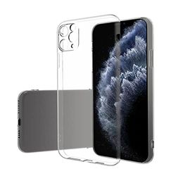 Panffaro Speciellt utformad för smartphones, snyggt och genomskinligt TPU-material antifingertryck telefonfodral för användning på iPhone11promax