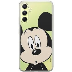 ERT GROUP mobiltelefonfodral för Samsung A34 5G originalt och officiellt licensierat Disney mönster Mickey 019 optimalt anpassad till formen på mobiltelefonen, gedeeltelijk transparant
