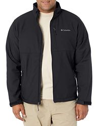 Columbia Men's Ascender Softshell Jacket Outerwear, Black, XL