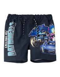 NAME IT Nmmmicco Batwheels Long Zwemshort Wab, Dark Sapphire, 92 cm