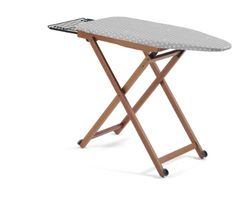 Stirolight Table à Repasser réglable en 4 hauteurs, Hêtre Massif, Arredamenti Italia, Made in Italy