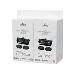 Packtalk Outdoor Helmet Communication System - Ski, Snowboard Och Mountain Cykling (Svart, 4 Pack)