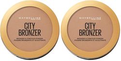 Maybelline City Bronze Bronzer, 300 Deep Cool (Pack of 2)
