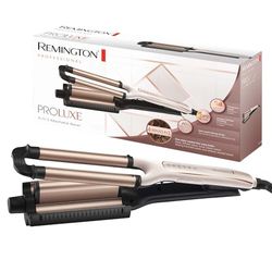 Remington Wafeltang PROluxe 4-in-1 Adjustable Waver (4 Golvende Stijlen, Beachy Look, Wafel Krullen) CI91AW