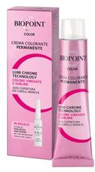 Biopoint Couleur crème Colorant Permanent 60 ml +1 ampoule d'Hyaluplex Hair Serum 3 ml - 7.43 Blond Moyen cuivré doré