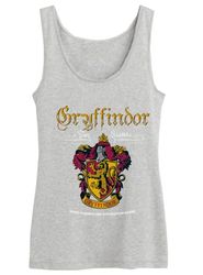 HARRY POTTER WOHAPOMTK015 Tanktop voor dames, Gryffindor logo, Gryffindor logo, Grymelange, maat XL, Grijs Melange, XL