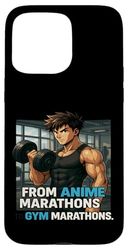 From Anime Marathons to GYM Marathons Coque pour iPhone 15 Pro Max