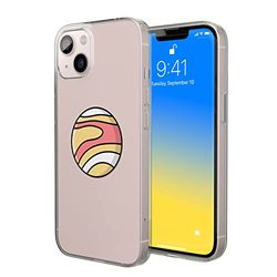 Questo Casa, Custodia stampata digitale, compatibile con iPhone 14, custodia per cellulare, custodia protettiva, antiurto, silicone, flessibile, trasparente