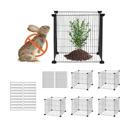 VEVOR Set van 5 plantenbescherming tegen dieren, 39 x 40 cm plantenbescherming van kippengaas, plantenkooien voor planten buiten, bloemen en groenten, houdt hazen, kippen en eekhoorns op afstand
