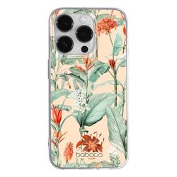 ERT GROUP mobiel telefoonhoesje voor Apple Iphone 14 PRO origineel en officieel erkend Babaco patroon Flowers 048 optimaal aangepast aan de vorm van de mobiele telefoon, hoesje is gemaakt van TPU
