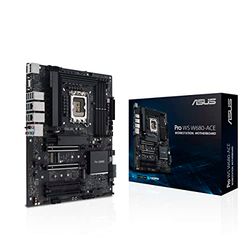 ASUS PRO WS WRX80E-SAGE SE WIFI II – Carte mère PRO Intel W680 LGA 1700 ATX (PCIE 5.0, DDR5, 2 x Intel 2.5 Gb Ethernet, 3 x PCIe 4.0 M.2, USB 3.2 Gen 2x2, SlimSAS, SATA 6 Gb/s, HDMI, DisplayPort, VGA)