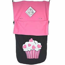 Snuggle voetenzak/COSY TOES compatibel met Bugaboo Buggy Esel Cameleon Bee Buffalo Cupcake